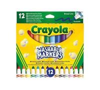 Ensemble De Marqueurs Ultra-Clean Washable Maxi Tip Crayola (12 Pcs)