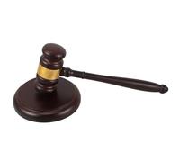 Ensemble de marteau et bloc - Marteau en bois de cuivre 24,5 x 8,7 cm, base de 12 cm, marteau de vente aux enchères | Accessoire de bureau pour juge Gavеl pour bureau d'avocat, cérémonie de remise de
