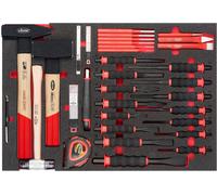 Ensemble De Marteaux, Burins Et Extracteurs V6817 51 Pièces