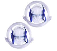Ensemble de Masques à oxygène pour Animaux de Compagnie, avec Tube et Sangle élastique, Masque à oxygène en Plastique Transparent pour Chats et Chiens, Masques pour Chiens