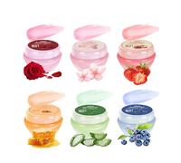 Ensemble de masques de sommeil pour les lèvres - Kit de soins des lèvres de nuit, masque à lèvres cadeau pour femmes et filles, baume à lèvres exfoliant hydratant, masque à lèvres, masque nourrissant,