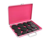 Ensemble de Massage aux Pierres Chaudes, Pierres de Massage pour Spa, Kit de Chaudes avec Chauffage, Chaudes Peuvent Être Utilisées Seulement Compresses, mais pour Massages Gua Sha