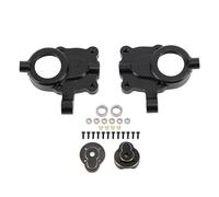 Ensemble de Masses d'essieu Avant RC, contrepoids de fusée de Direction en Alliage d'aluminium et cuivre de qualité supérieure pour Voitures RC HOBBYPLUS 1/18 4WD CP18P, stabilité (Noir)