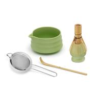 Ensemble de matcha GOURMETmaxx balai bol passoire pour la préparation du thé ...