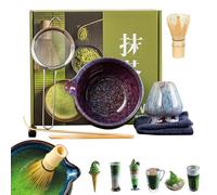 Ensemble de matcha japonais, fouet professionnel pour matcha, outils de cérémonie du thé pour les chercheurs de bien-être, baristas à domicile, rituel du matin, pratique de la méditation, du yoga