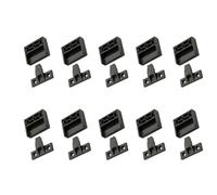 Ensemble de matériel de connecteur de panneau, clips de dissimulés, paquet de 10 pièces de fixation pour projets de panneaux muraux décoratifs, fixation murale dissimulée, clips de de
