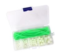 Ensemble de matériel de pêche léger et luminescent, tube étanche, manchons flexibles pour les pêcheurs et les amateurs de perles tubulaires imperméables