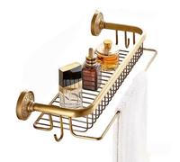 Ensemble de matériel de salle de bain rétro haut de gamme en cuivre - Porte-serviettes élégant et panier en maille, style américain et européen, plusieurs designs disponibles pour salles de bains