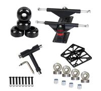Ensemble de matériel de skateboard - Kit de montage de roulements de roue de camion, pièces de rechange à roulement fluide, configuration complète | Street Skateboarding Park Riding Freestyle Training