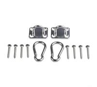 Ensemble de matériel de suspension robuste en acier inoxydable pour chaises balançoires montées au plafond, chaises de yoga et solutions de sièges suspendus