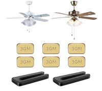 Ensemble de matériel d'équilibrage de ventilateur de plafond avec 6 poids métalliques et 2 pinces pour une résolution précise des déséquilibres