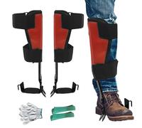 Ensemble De Matériel d'escalade d'arbre, Pointes d'escalade Pouuur Le Travail des Arbres, Équipement Professionnel d'escalade d'arbre, Kit d'escalade d'arbre Sûr Et, Éperons d'escalade Amovibl