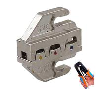 Ensemble de matrices de sertissage - Matrices à sertir en acier au carbone, inserts de presse de bornes de précision, pièces de réparation multifonctionnelles, ensemble de moules durables pour pince à