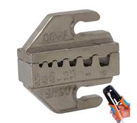 Ensemble de matrices de sertissage - Matrices à sertir en acier au carbone, inserts de presse de bornes de précision, pièces de réparation multifonctionnelles, ensemble de moules durables pour pince à