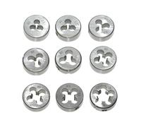 Ensemble De Matrices Filetage Métrique Résistant À La Outil Maintenance Mécanique Précis Pour Les Tâches Fabrication Métaux Outil Filetage Professionnel 9 Pièces