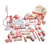 Ensemble de médecin pour , Ensemble de médecin pour Jeux de Fiction - Ensemble de Jeu de rôle pour Design de Valise avec Jeu de Simulation de médecin - Ensemble de Jeu de rôle du