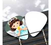 Ensemble de médiators à motif ange mignon (fin/moyen/épais), largement compatible avec tous les types d'instruments à cordes