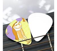Ensemble de médiators à motif hibou debout - (fin/moyen/épais), largement compatible avec tous les types d'instruments à cordes