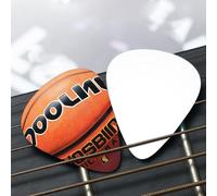 Ensemble de médiators de guitare à motif de fond de basket-ball (fin/moyen/épais), largement compatible avec tous les types d'instruments à cordes