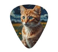 Ensemble de médiators style Van Gogh, 3 épaisseurs différentes, 12 pièces pour une variété d'instruments