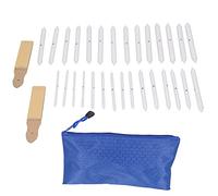 Ensemble de mélange de souches et de tortillions, mélangeurs d'art de dessin professionnels, outils d'ombrage pour croquis, peinture, artistes, étudiants, 30 crayons, 2 planches