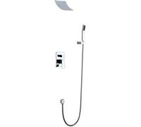 Ensemble de mélangeur de système de Robinet de Douche, Ensemble de Douche Cascade de Salle de Bain Mural, robinets de Douche à Effet de Pluie dissimulés, Ensemble de système de Douche de Bain avec