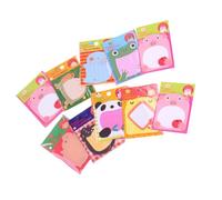 Ensemble de mémos adhésifs en forme, 20 feuilles chacune | Pack de 10 blocs-notes compacts, 3, 15x2, 09 pouces pour notes de classe, rappels de bureau, planification