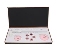 Ensemble de Mesures de Tatouage D'aréole 3D, Ensemble de Mesures D'aréole de Mamelon 12pcs Anneaux en Silicone Stylo de Marquage Règle D'échelle de Tatouage D'aréole 3D