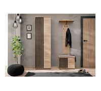 Ensemble de meuble d'entrée ""Pedro II"" - Beige - L 130 x H 202 x P 35 cm