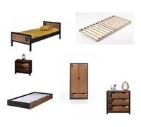 Ensemble de meubles 'Alex avec commode Marron G