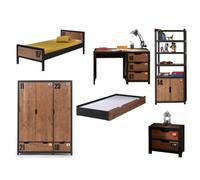 Ensemble de meubles alex avec grande armoire et bureau