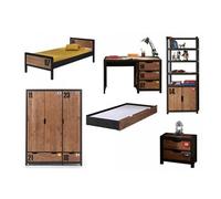 Ensemble De Meubles Alex Avec Grande Armoire Et Bureau