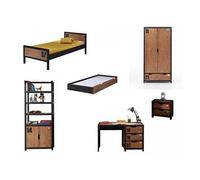 Ensemble De Meubles 'alex' Bureau Et Armoire 2 Portes