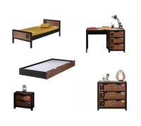 Ensemble De Meubles Alex Lit Gigogne Et Bureau