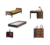 Ensemble De Meubles Alex Lit Gigogne Et Bureau