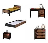 Ensemble De Meubles Alex Lit Gigogne Et Bureau