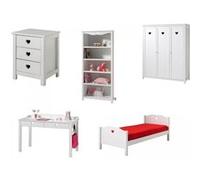 Vipack Chambre complète enfant Amori 5 pièces Blanc
