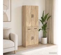 Ensemble de Meubles avec étagère 2 pc Bois d'ingénierie Mobilier jardin vidaXL v