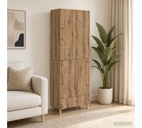 vidaXL Ensemble de Meubles 2 pcs Chêne Sonoma Bois d'ingénierie, Ensemble de Meubles de Bureau Chic, Salon Moderne, déco Fonctionnelle, Compact et stylé pour Tous Les espaces