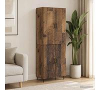 vidaXL Ensemble de Meubles 2 pcs 66 x 34,5 x 89,5 cm Bois d'ingénierie, Ensemble de Meubles abordables, Designs Modernes et Tables réglables ergonomiques pour Petits espaces