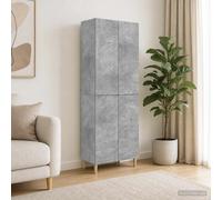 vidaXL Ensemble de Meubles 2 pcs 66 x 34,5 x 90 cm Bois d'ingénierie, Ensemble de Meubles Tendance, Design modulaire pour Salon, Patio extérieur Cosy, indispensables Modernes