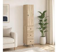 Ensemble de Meubles avec tiroir 2 pc Bois d'ingénierie Rangement bureau vidaXL v