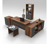 Ensemble De Meubles Bureau Notto Marron