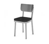 Ensemble de meubles de café en acier inoxydable de style industriel - Tabouret rond, chaise, banc, table d'appoint pour restaurant, bistro, café, bar, salle à manger, hôtel