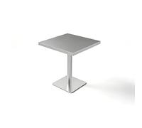 Ensemble de meubles de café en acier inoxydable de style industriel - Tabouret rond, chaise, banc, table d'appoint pour restaurant, bistro, café, bar, salle à manger, hôtel