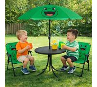 Ensemble de meubles de camping pour enfants 4 pièces grenouille 2 x chaise de...