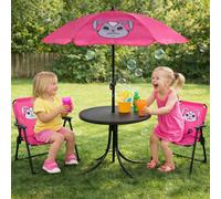 Ensemble de meubles de camping pour enfants 4 pièces lapin 2 x chaise de camp...