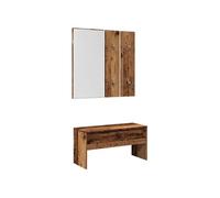 Ensemble de meubles de couloir vieux bois bois d ingénierie