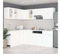 Ensemble de Meubles de Cuisine 11 pcs Blanc Aggloméré Multi-modèle vidaXL