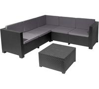 Ensemble de meubles de jardin oasis en graphite